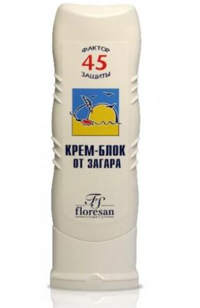 ФЛОРЕСАН СОЛНЕЧН. СЕРИЯ КРЕМ-СОЛНЦЕЗАЩИТНЫЙ 60 мл SPF45 блок от загара (ф-113)