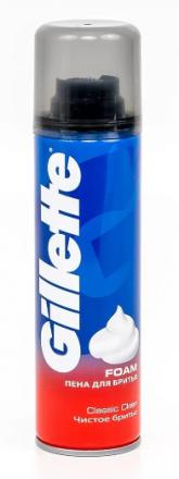 ЖИЛЛЕТТ (GILLETTE) ПЕНА ДЛЯ БРИТЬЯ 200 мл классика