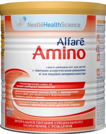 НЕСТЛЕ СМЕСЬ СУХАЯ АЛФАРЕ АМИНО детская 400 гр