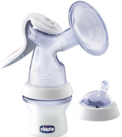 CHICCO NATURAL FEELING МОЛОКООТСОС 340624005 ручной с бутылочкой