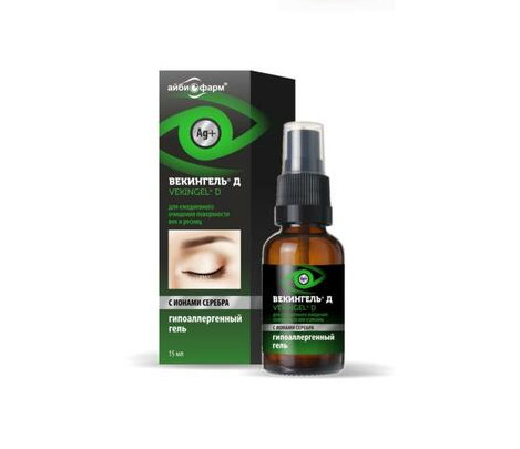 ВЕКИНГЕЛЬ Д гель д/ухода за веками фл. 15 мл