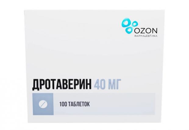 ДРОТАВЕРИН ОЗОН табл. 40 мг №100