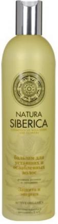 НАТУРА СИБЕРИКА ЗАЩИТА И ЭНЕРГИЯ БАЛЬЗАМ ДЛЯ ВОЛОС 400 мл для уставш. и ослабл.