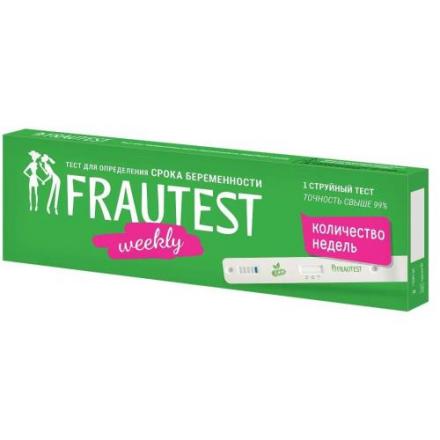 ТЕСТ НА БЕРЕМЕННОСТЬ FRAUTEST WEEKLY №1