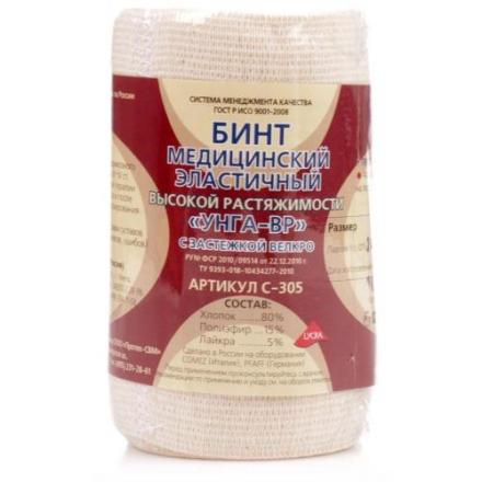 БИНТ ЭЛАСТИЧНЫЙ УНГА-ВР ТОНУС 8см х 0,6м