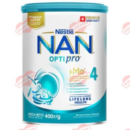 NAN ОПТИПРО СМЕСЬ СУХАЯ МОЛОЧНАЯ-4 400 гр