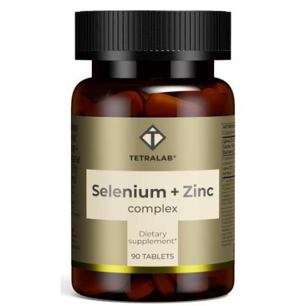 TETRALAB СЕЛЕН+ЦИНК КОМПЛЕКС табл. п/о №90