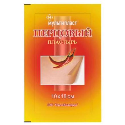 ЛЕЙКОПЛАСТЫРЬ ПЕРЦОВЫЙ 10см х 18см