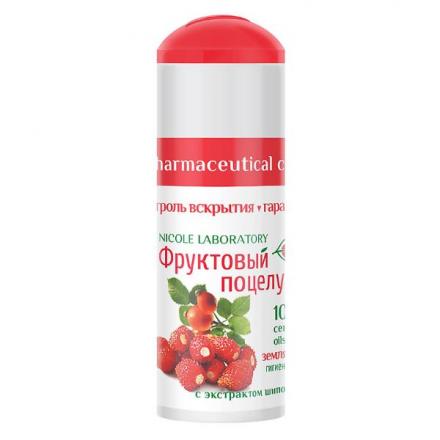 ФРУКТОВЫЙ ПОЦЕЛУЙ ПОМАДА ГИГИЕНИЧЕСКАЯ земляника