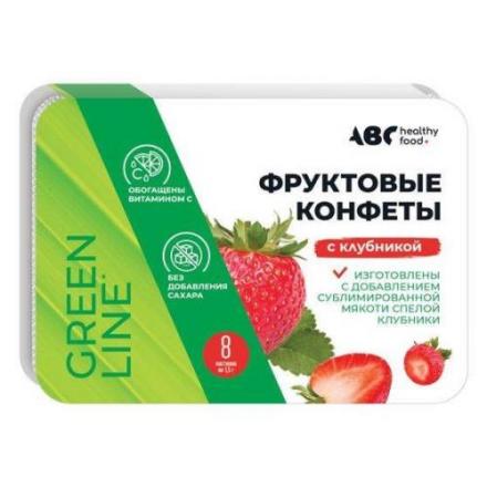 АВС ХЭЛСИ ФУД КОНФЕТЫ клубника 12 гр