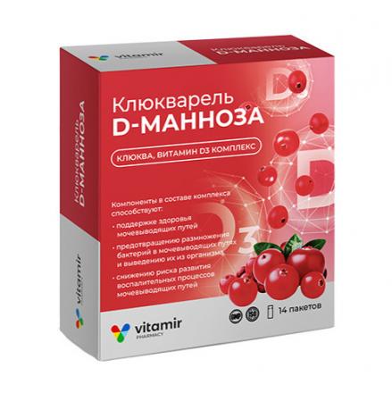 КЛЮКВАРЕЛЬ D-МАННОЗА пор д/приг.р-ра внутрь стик №14