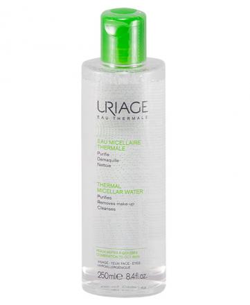 УРЬЯЖ (URIAGE) ВОДА МИЦЕЛЛЯРНАЯ 250 мл для жирной и комбин. кожи