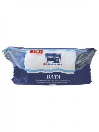 ВАТА ГИГИЕНИЧЕСКАЯ НЕСТЕРИЛЬНАЯ МАТОПАТ 250 гр
