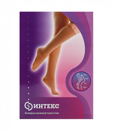 ГОЛЬФЫ КОМПРЕССИОННЫЕ ИНТЕКС бежевые 1 класс компр. р.L