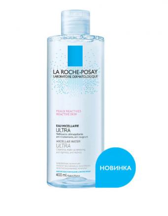 ЛЯ РОШ ПОЗЕ (LA ROCHE-POSAY) ФИЗИО УЛЬТРА ВОДА МИЦЕЛЛЯРНАЯ 400 мл для реактив. кожи