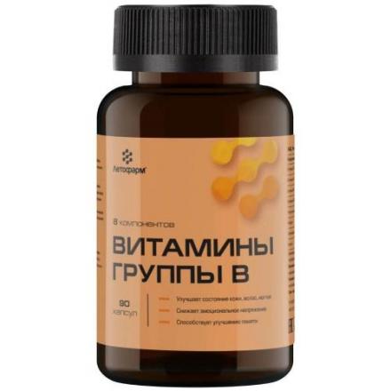 ВИТАМИНЫ ГРУППЫ В ЛЕТОФАРМ капс. №90