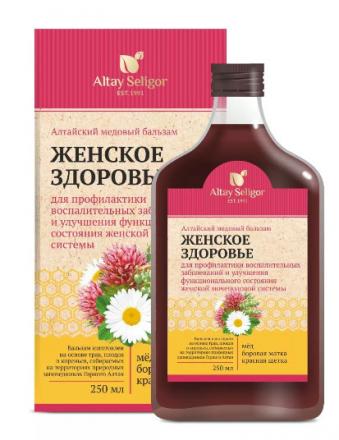 АЛТАЙСКИЙ БАЛЬЗАМ МЕДОВЫЙ женское здоровье 250 мл