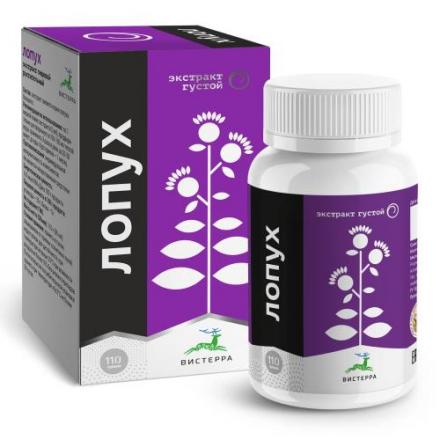 ВИСТЕРРА ЭКСТРАКТ КОРНЯ ЛОПУХА р-р внутр. густой 110 гр