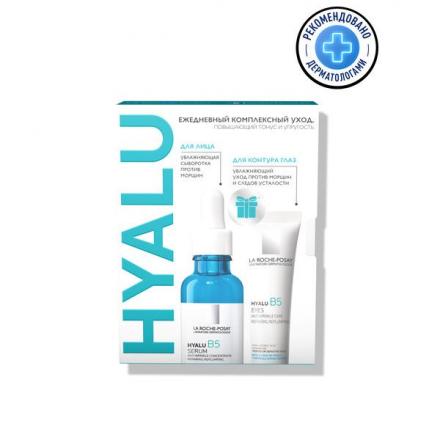 ЛЯ РОШ ПОЗЕ (LA ROCHE-POSAY) ГИАЛУ B5 НАБОР (сыворотка + уход д/глаз)