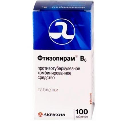 ФТИЗОПИРАМ В6 табл. №100