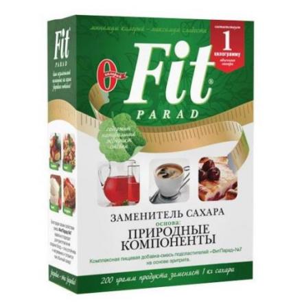 ФИТПАРАД ЗАМЕНИТЕЛЬ САХАРА ПОРОШОК №7 200 гр