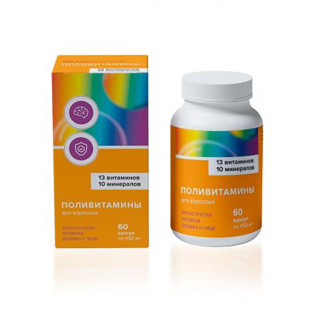 ПОЛИВИТАМИНЫ ДЛЯ ВЗРОСЛЫХ ТМ капс. №60