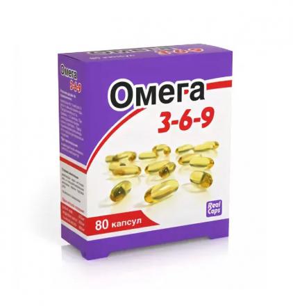 ОМЕГА 3-6-9 РЕАЛКАПС капс. 1600 мг №80
