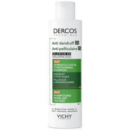 ВИШИ (VICHY) ДЕРКОС TECHNIQUE ШАМПУНЬ-УХОД 200 мл против перхоти увлажняющий