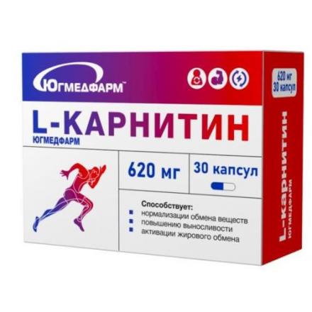 L-КАРНИТИН ЮГМЕДФАРМ капс. №30