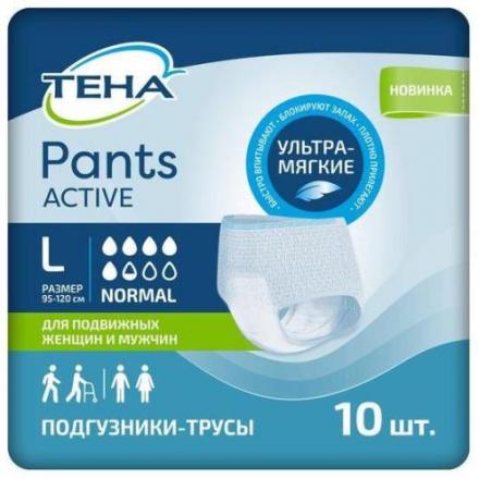 ТЕНА ПОДГУЗНИКИ-ТРУСЫ PANTS ACTIVE NORMAL L №10