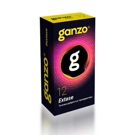 ПРЕЗЕРВАТИВЫ GANZO точечно-ребристые №12
