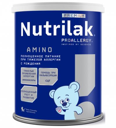 НУТРИЛАК ПРЕМИУМ PROALLERGY СМЕСЬ СУХАЯ АМИНОКИСЛОТЫ 0+ 400 гр