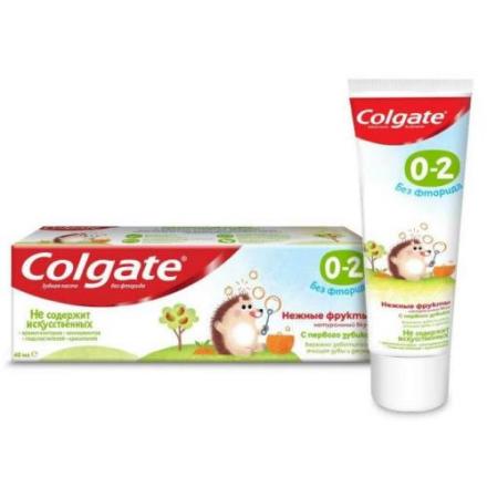 КОЛГЕЙТ ЗУБНАЯ ПАСТА ДЕТСКАЯ 40 мл нежные фрукты