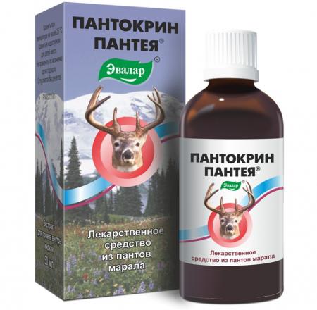 ПАНТОКРИН ПАНТЕЯ ЭВАЛАР экстракт внутр. фл. 50 мл