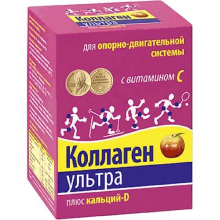 КОЛЛАГЕН УЛЬТРА ПЛЮС КАЛЬЦИЙ-Д3 пор. внутр. яблоко 8 гр №30