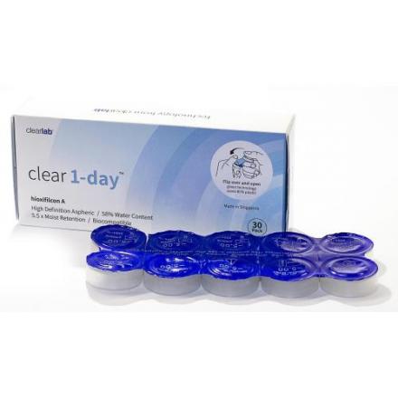 КОНТАКТНАЯ ЛИНЗА CLEAR 1-DAY - 1,00 №30