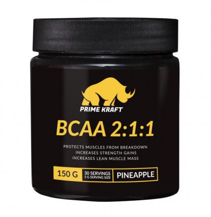 PRIME KRAFT BCAA 2:1:1 АМИНОКИСЛОТЫ пор д/приг.р-ра внутрь ананас 150 гр