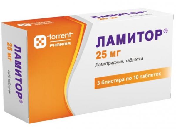ЛАМИТОР табл. 25 мг №30