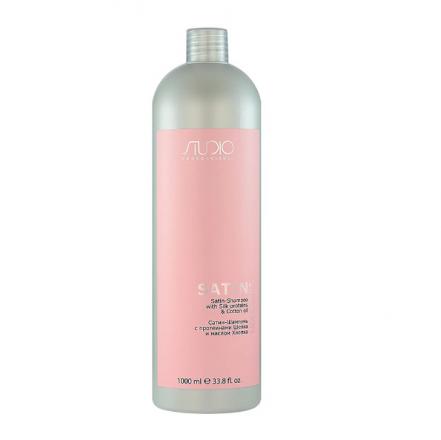 KAPOUS LUXE CARE ШАМПУНЬ 1 л прот. шелка и масло хлопка