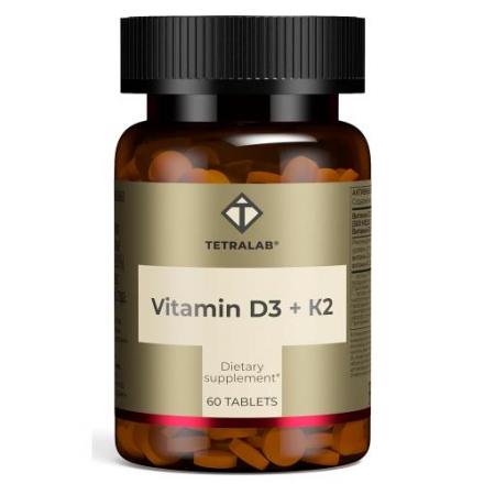 TETRALAB ВИТАМИН D3+K2 табл. №60
