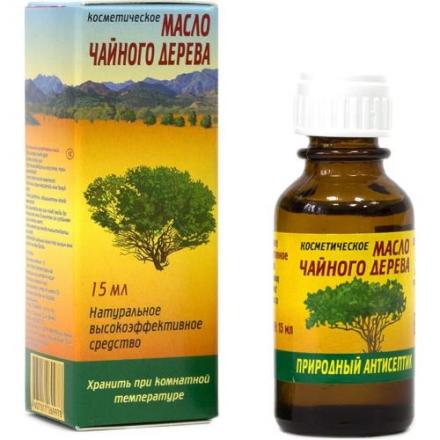 МАСЛО КОСМЕТИЧЕСКОЕ ПРИРОДНЫЙ АНТИСЕПТИК ЭЛЬФАРМА 15 мл чайного дерева