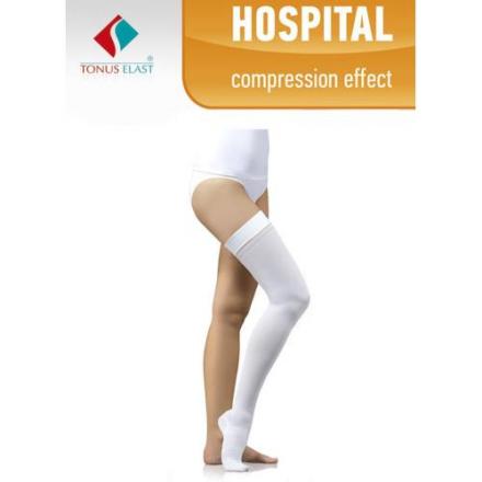 ЧУЛКИ КОМПРЕССИОННЫЕ ТОНУС белый 1 класс компр. р.2