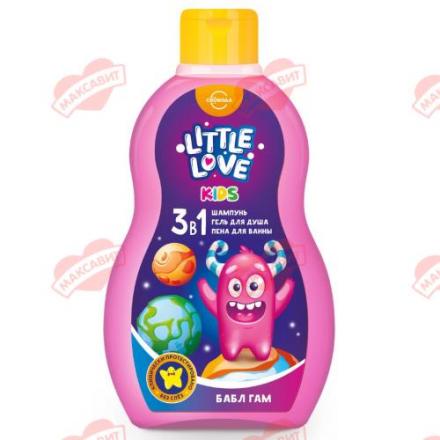SVOBODA LITTLE LOVE ШАМПУНЬ-ГЕЛЬ-ПЕНА 400 мл бабл гам