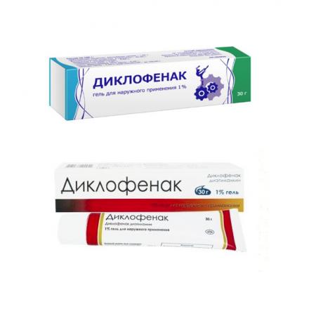 ДИКЛОФЕНАК гель 1% туба 30 гр