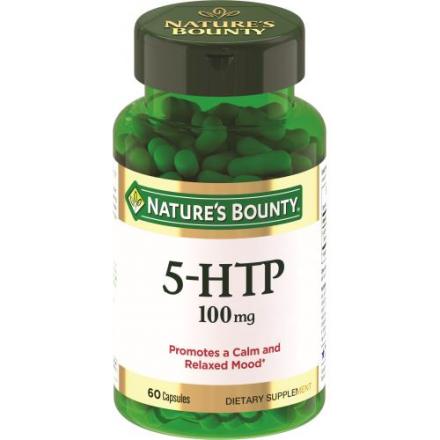 НЭЙЧЕС БАУНТИ (NATURE`S BOUNTY) 5-ГИДРОКСИТРИПТОФАН (5-НТР) капс. №60