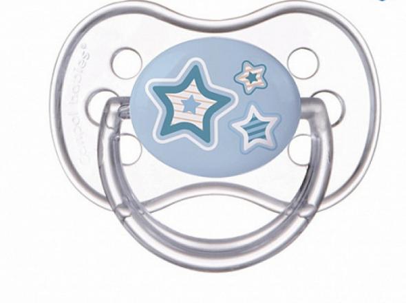 КАНПОЛ BABIES ПУСТЫШКА СИЛИКОНОВАЯ голубая 0-6 мес.