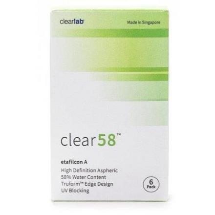 КОНТАКТНАЯ ЛИНЗА CLEAR 58 - 5,50 №6