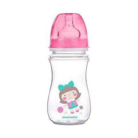 КАНПОЛ EASY START БУТЫЛОЧКА 240 мл антиколиковая розовая