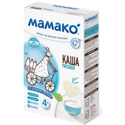 МАМАКО КАША НА КОЗЬЕМ МОЛОКЕ рисовая 200 гр