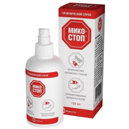 МИКОСТОП спрей наруж. 150 мл